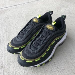 Size 9.5 - 2020 UNDFTD x Nike Air Max 97 Black Volt Militia Green